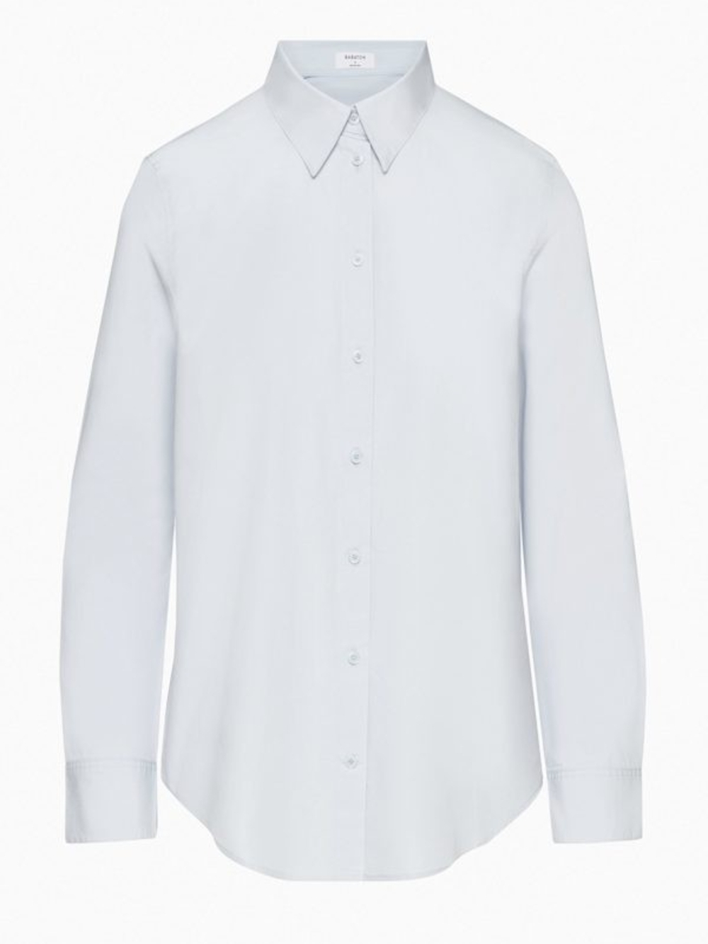 NWOT Aritzia Babaton Cotton Essential Classic Shirt - Cement Blue Size M